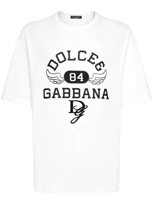 T-shirt con stampa DOLCE&GABBANA | G8PN9ZG7NSNW0111